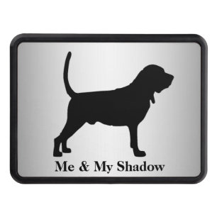 Blood Hound Silhouette Tow Hitch Cover