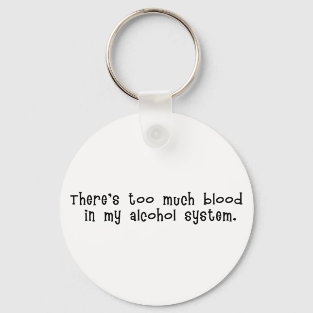 Blood In Alcohol System Keychain (Front)