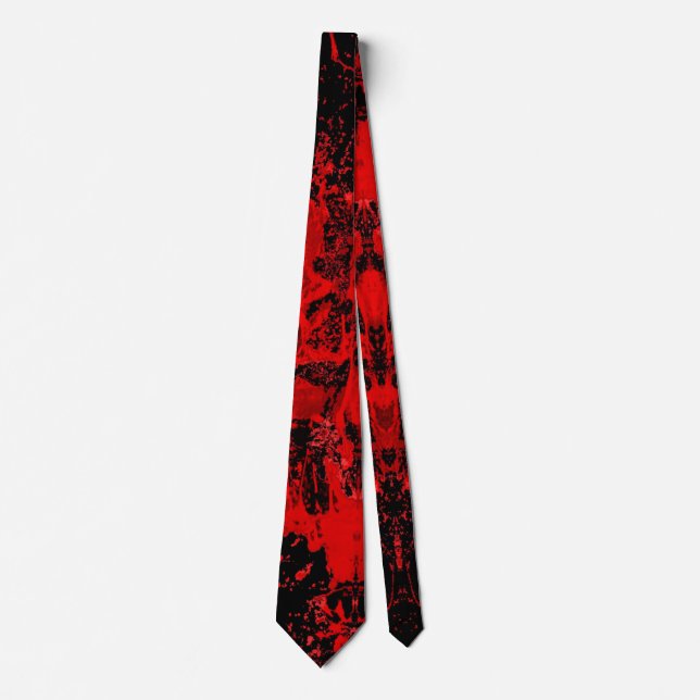 Blood King Mask of Horror Neck Tie (Front)