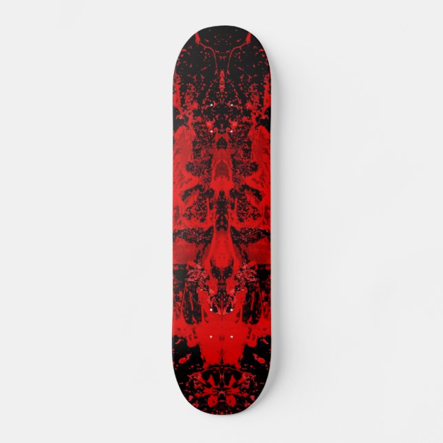Blood King Mask of Horror Skateboard Deck (Front)