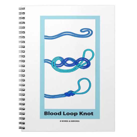 Blood Loop Knot (Knotology Knot Instruction) Notebook