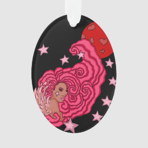 Blood Moon Angel Ornament