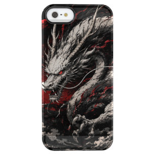Blood Moon Dragon Clear iPhone SE/5/5s Case