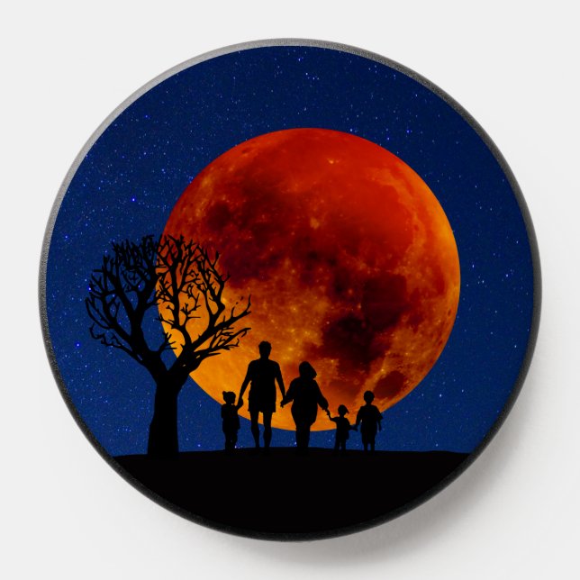 Blood Moon Lunar Eclipse Family PopSocket (Popsocket)