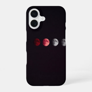 Blood Moon Phases Minimal Dark Case