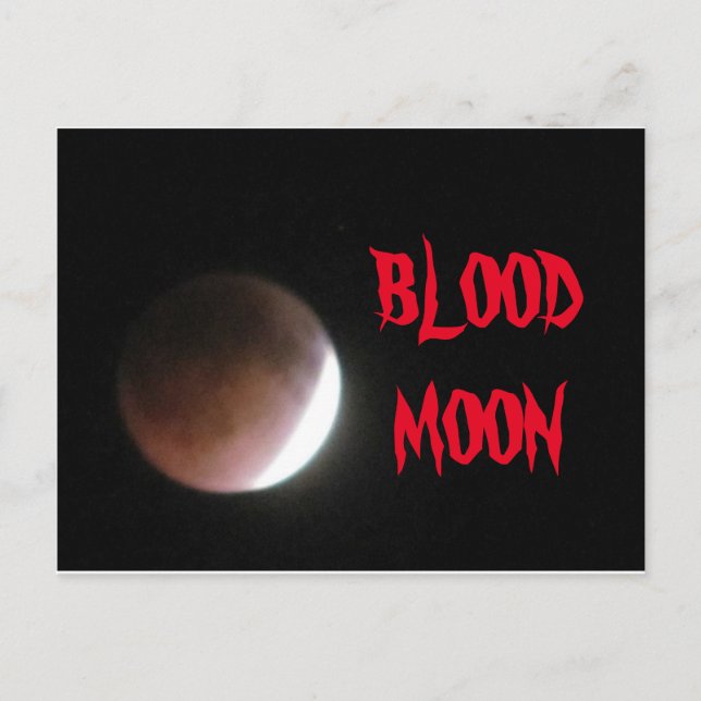 BLOOD MOON POSTCARD (Front)