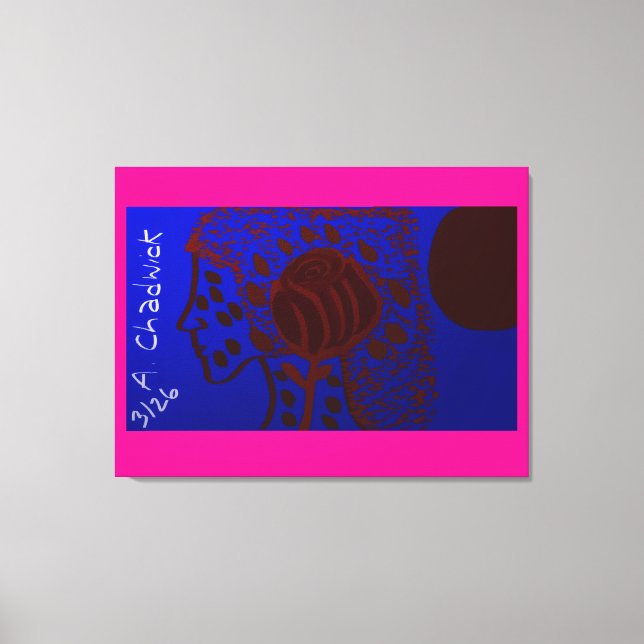 Blood Moon Princess Canvas Print (Front)