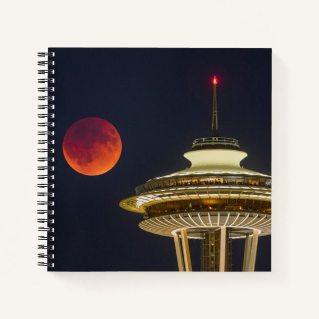 Blood Moon | Seattle Space Needle Notebook (Front)