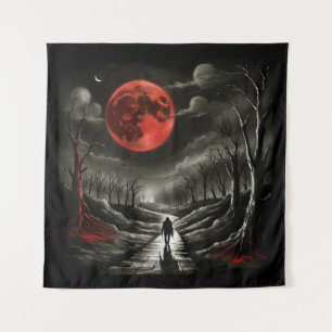 Blood moon tapestry