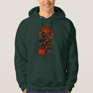 Blood Moon Yokai – Dark Japanese Art Hoodie