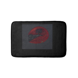 Blood Moonlit Night Bath Mat