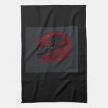 Blood Moonlit Night Kitchen Towel