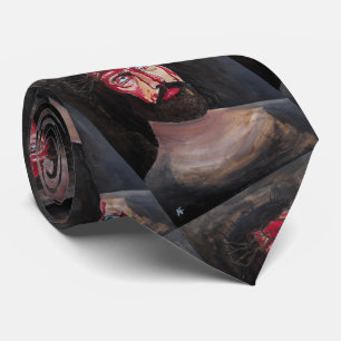 Blood of Christ Painting by Alfred Fox Neck Tie