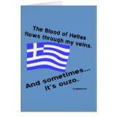 Blood of Hellas Flies Through Veins Sometimes Ouzo (Front)