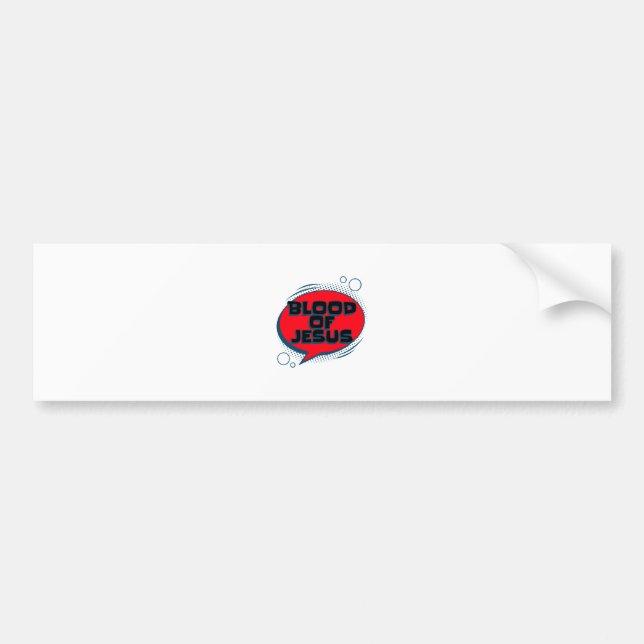 Blood of Jesus Bumper Sticker (Front)