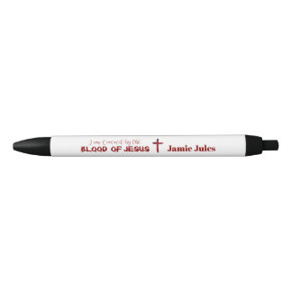 Blood of Jesus Cross Personalized Pen