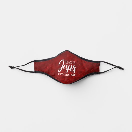 Blood of Jesus (textured) Premium Face Mask (Front)