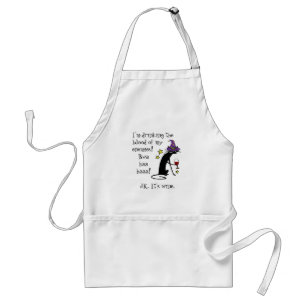 Blood of My Enemies, JK Wine, Black Cat Adult Apron