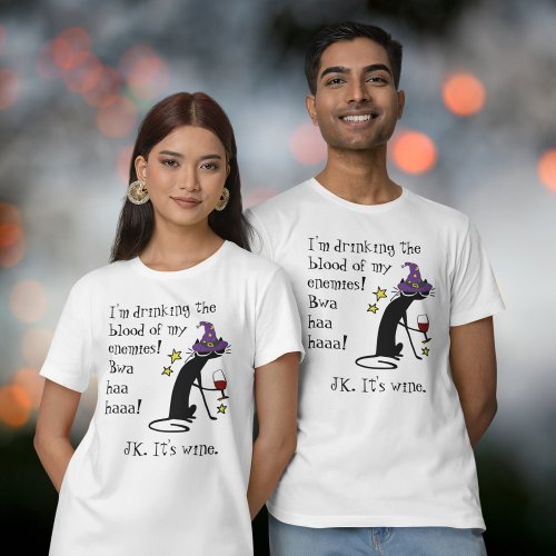 Blood of My Enemies JK Wine Black Cat T_Shirt