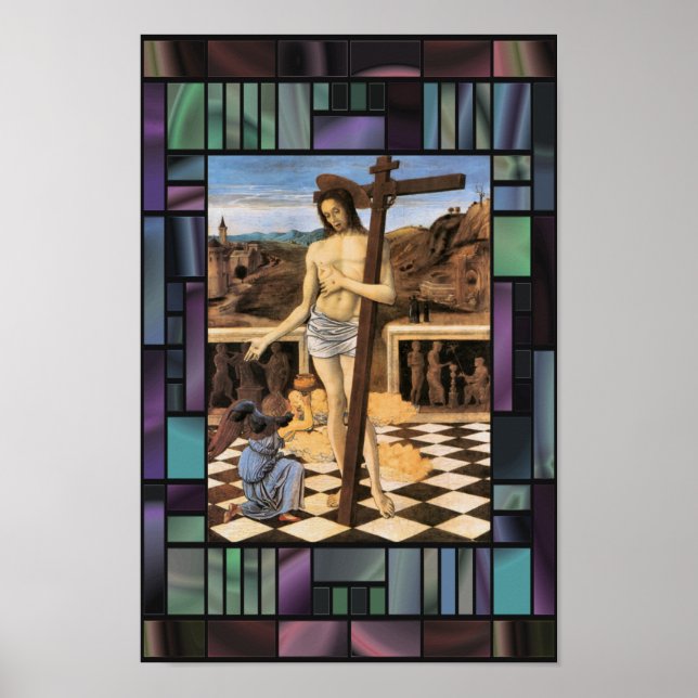 Blood Of Redeemer Bellini Jesus Angel  Poster (Front)