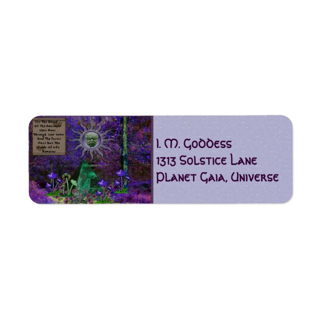 Blood of the Ancients Label (Front)