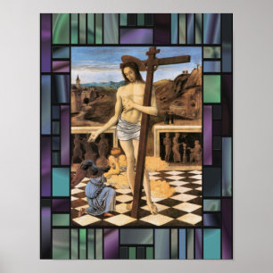 Blood Of The Redeemer Bellini Jesus Angel Poster
