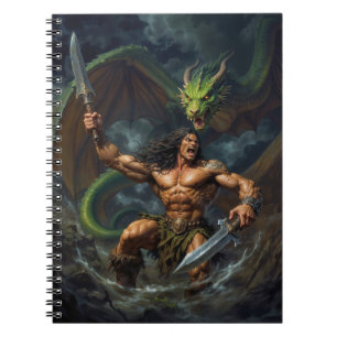 Blood of the Wyrm Dragon and Warrior Notebook