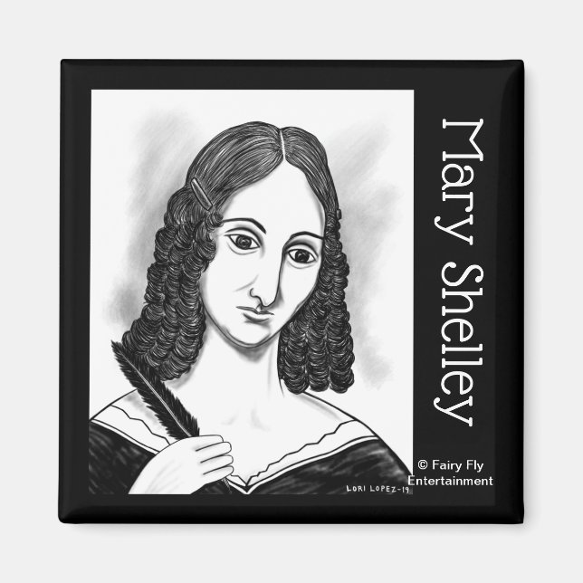 Blood On The Moon | Mary Shelley Magnet (Front)