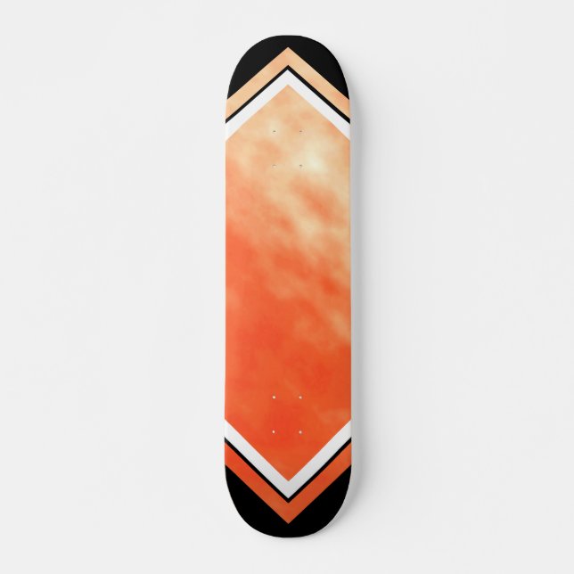 Blood Orange Black White Cloud Custom Deck 1 (Front)