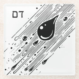 Blood Plague for Seder Glass Coaster