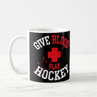 Blood Play Hockey Enforcer Player Goon Gift Coffee Mug