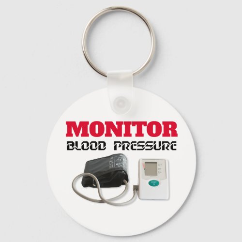 Blood pressure monitoring keychain