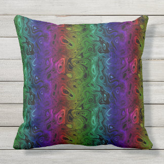 Blood Rainbow Fire Stone 2 SDL Throw Pillow