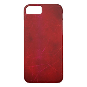 Blood Red Abstract Texture with Scratches iPhone 8/7 Case