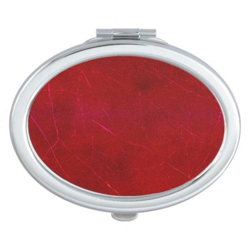 Blood Red Abstract Texture with Scratches Mirror For Makeup