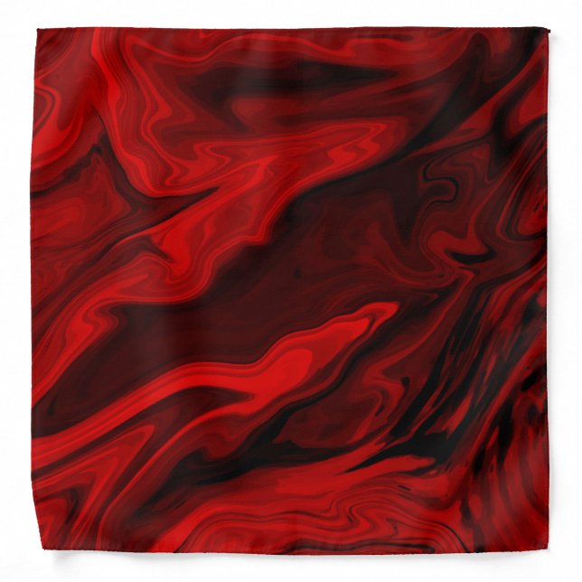 Blood Red Bandana Pattern (Front)