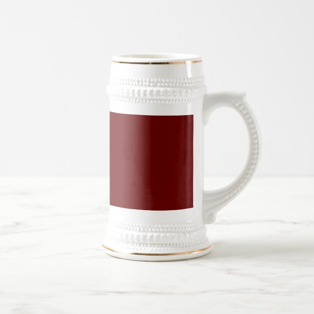 Blood Red Beer Stein (Right)