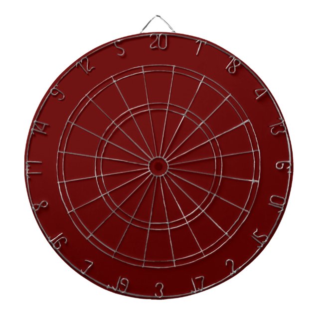 Blood Red Dartboard with Darts (Front)