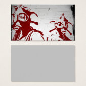 Blood Red Gas Masks (Front & Back)