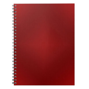 Blood Red Gradient - Customized Dark Red Template Notebook