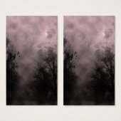 Blood Red Haunted Sky with Ravens (Front & Back)