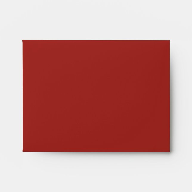 Blood Red Heart Note Card Envelope (Front)