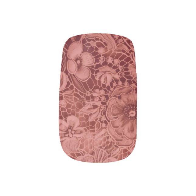 "Blood Red" Minx Nail Art Decals (Left Thumb)