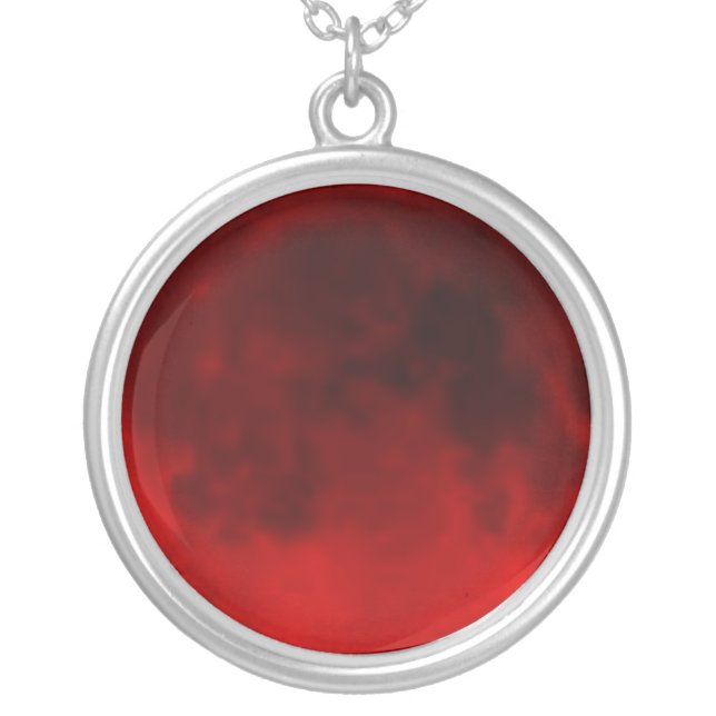 Blood Red Moon Necklace (Front)