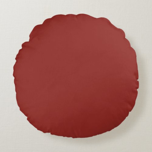 Blood Red Round Pillow