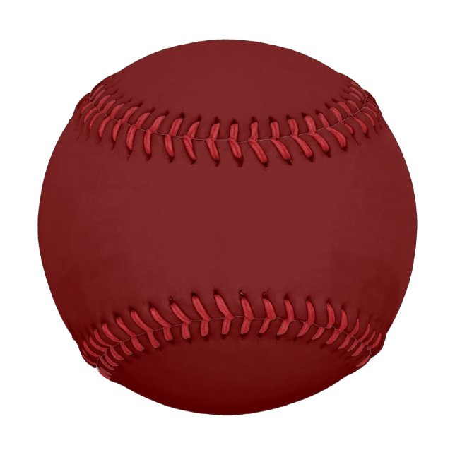 Blood red (solid color)   baseball (Front)
