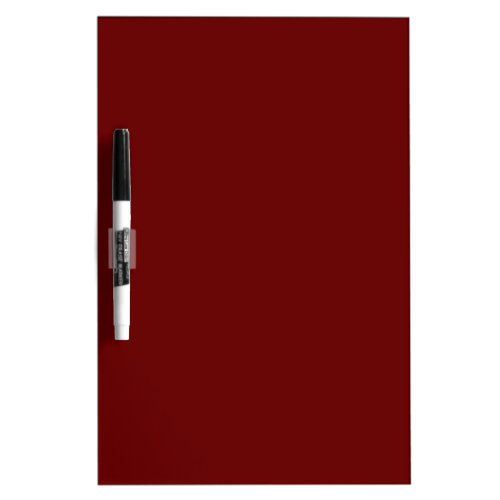 Blood red solid color   dry erase board