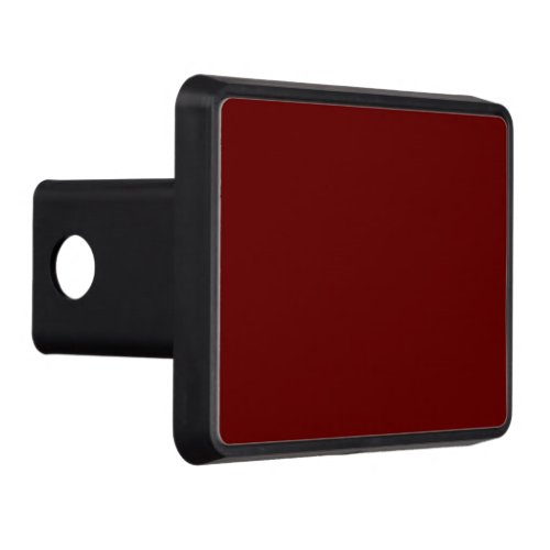 Blood red solid color   hitch cover