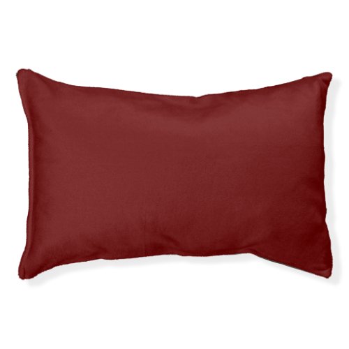 Blood red solid color   pet bed