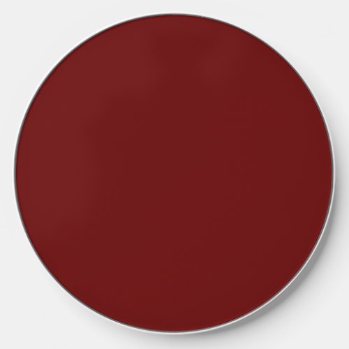 Blood red solid color   wireless charger 